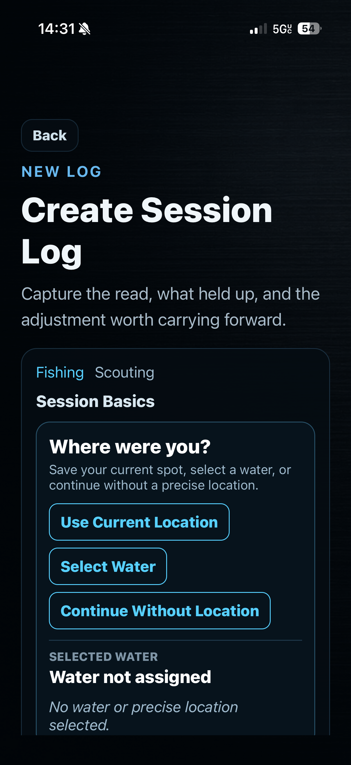 TUFFC session read screen